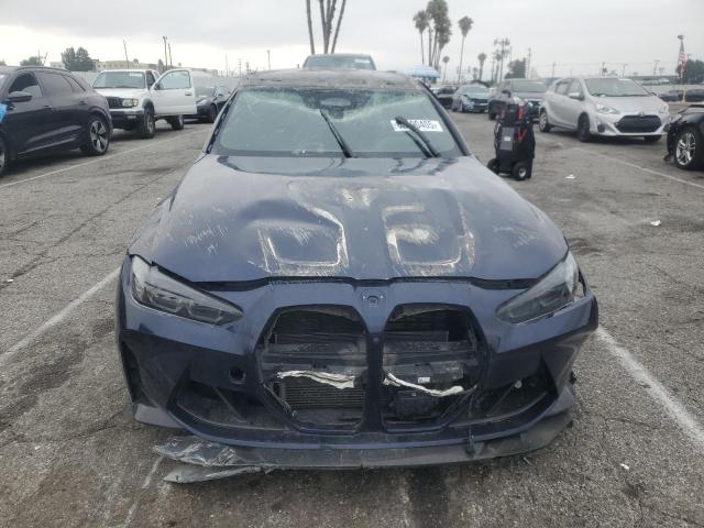 WBS43AY00NFM14007 - 2022 BMW M3 COMPETITION BLUE photo 5