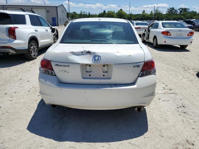 1HGCP36858A030710 - 2008 HONDA ACCORD EXL WHITE photo 6