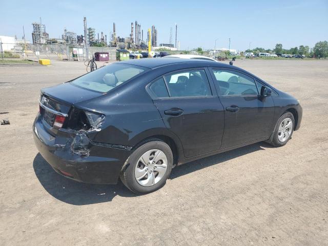 2HGFB2F47DH037091 - 2013 HONDA CIVIC LX BLACK photo 3