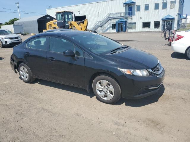 2HGFB2F47DH037091 - 2013 HONDA CIVIC LX BLACK photo 4