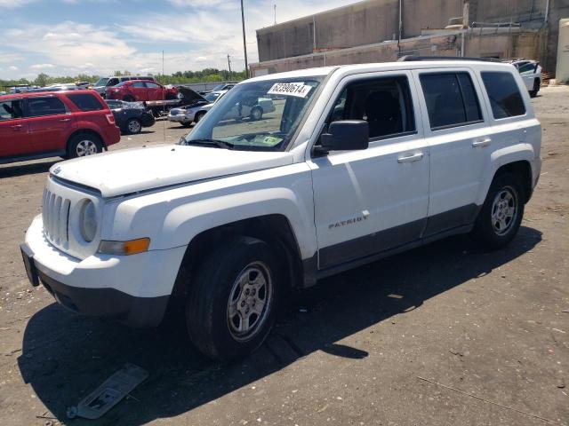 1C4NJPBB5FD430117 - 2015 JEEP PATRIOT SPORT WHITE photo 1