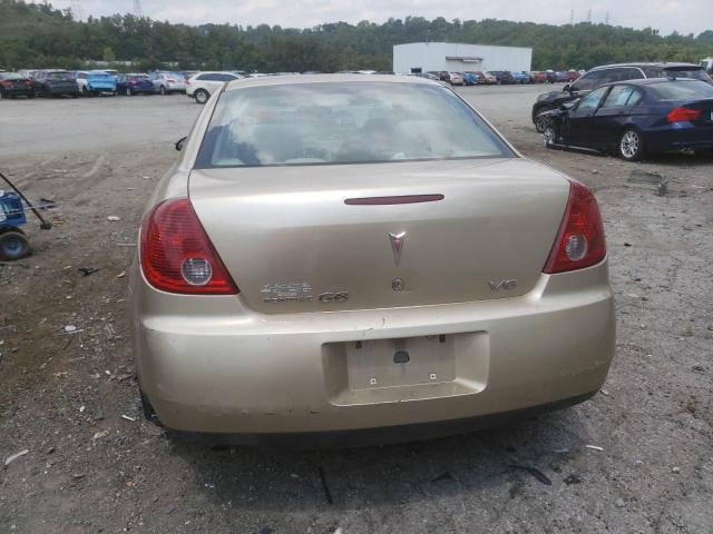 1G2ZG558364206918 - 2006 PONTIAC G6 SE1 GOLD photo 6