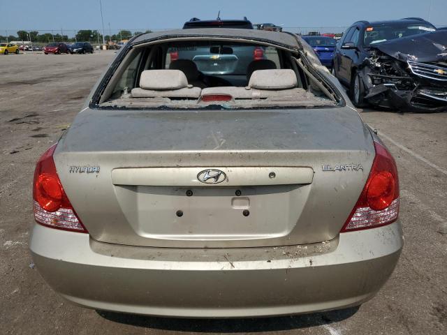 KMHDN46D96U373880 - 2006 HYUNDAI ELANTRA GLS GOLD photo 6