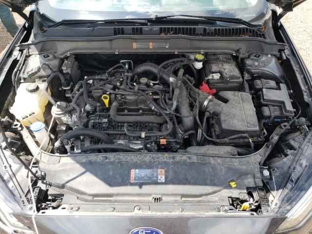 3FA6P0HD2LR191671 - 2020 FORD FUSION SE GRAY photo 11