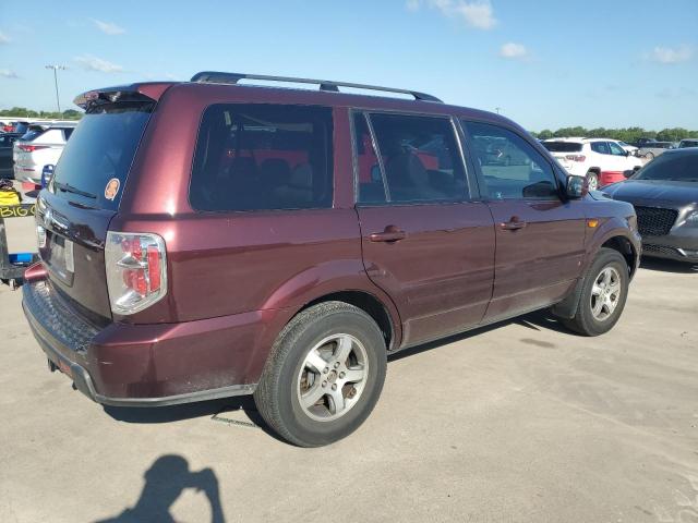 5FNYF28597B033944 - 2007 HONDA PILOT EXL BURGUNDY photo 3