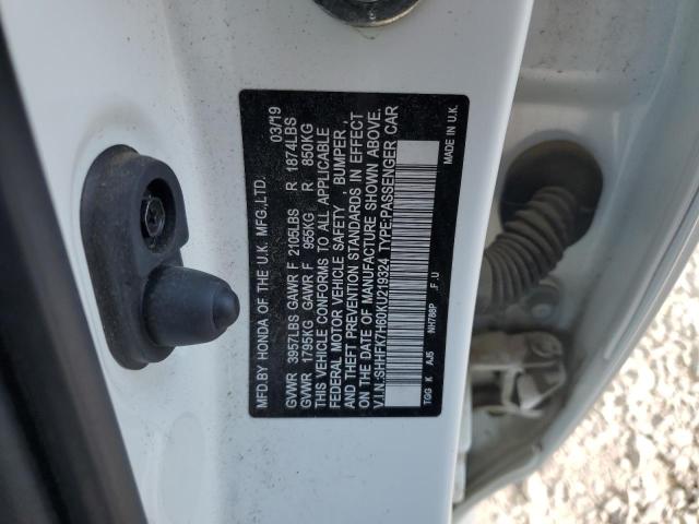 SHHFK7H60KU219324 - 2019 HONDA CIVIC EX 白色 照片 13