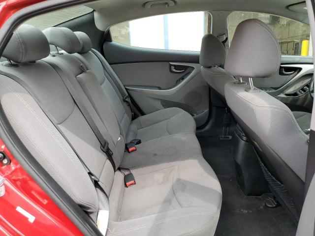 KMHDH4AE9EU175452 - 2014 HYUNDAI ELANTRA SE RED photo 10