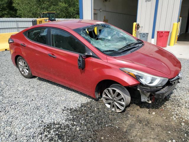 KMHDH4AE9EU175452 - 2014 HYUNDAI ELANTRA SE RED photo 4