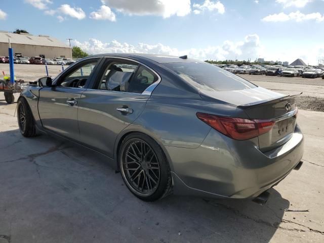 JN1EV7AP4JM354483 - 2018 INFINITI Q50 LUXE GRAY photo 2