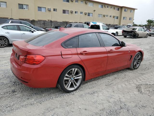 WBA4A5C54FG052487 - 2015 BMW 428 I GRAN COUPE RED photo 3