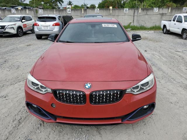 WBA4A5C54FG052487 - 2015 BMW 428 I GRAN COUPE RED photo 5