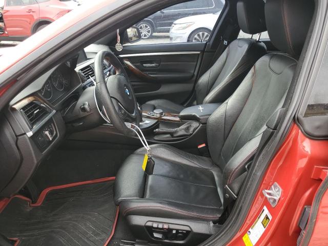 WBA4A5C54FG052487 - 2015 BMW 428 I GRAN COUPE RED photo 7