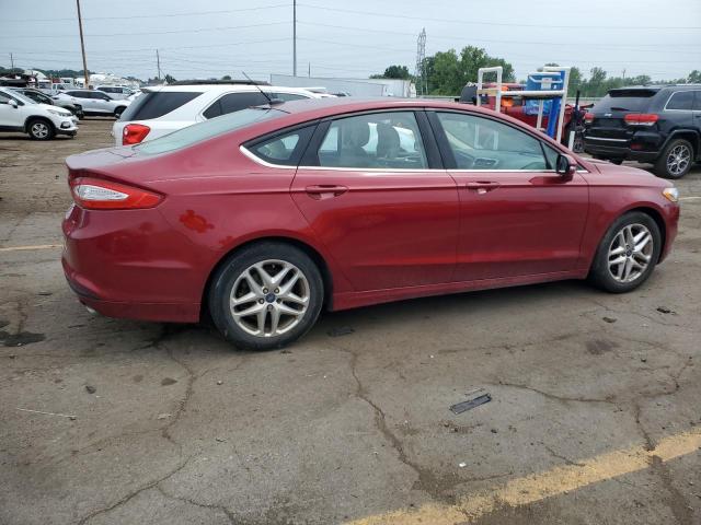 3FA6P0H71DR302884 - 2013 FORD FUSION SE RED photo 3