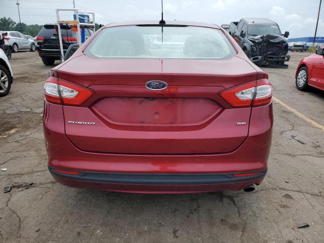 3FA6P0H71DR302884 - 2013 FORD FUSION SE RED photo 6