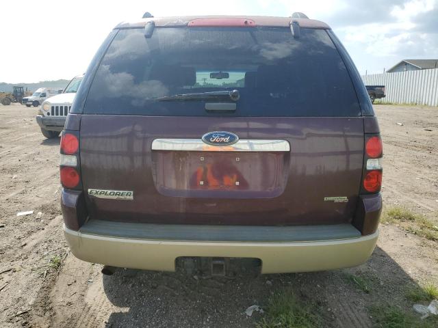 1FMEU74E97UA58101 - 2007 FORD EXPLORER EDDIE BAUER BURGUNDY photo 6