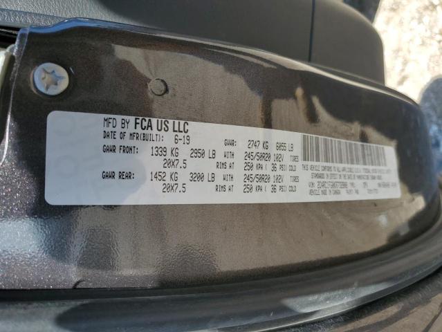 2C4RC1FG0KR732808 - 2019 CHRYSLER PACIFICA TOURING PLUS 石墨色 照片 13