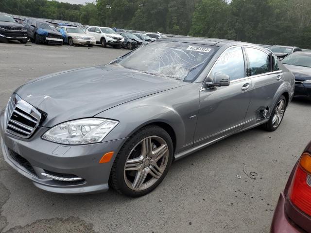 WDDNG9EB4CA460833 - 2012 MERCEDES-BENZ S 550 4MATIC GRAY photo 1