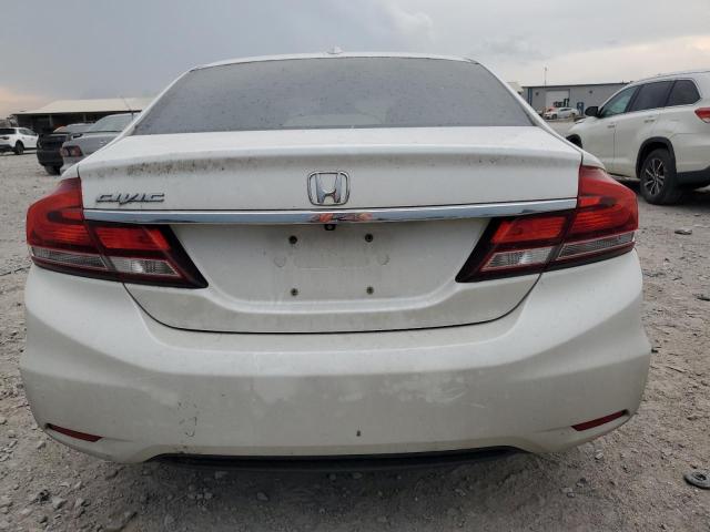 19XFB2F98EE011879 - 2014 HONDA CIVIC EXL WHITE photo 6
