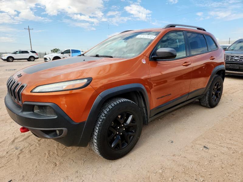 1C4PJMBS6GW278068 - 2016 JEEP CHEROKEE TRAILHAWK ORANGE photo 1