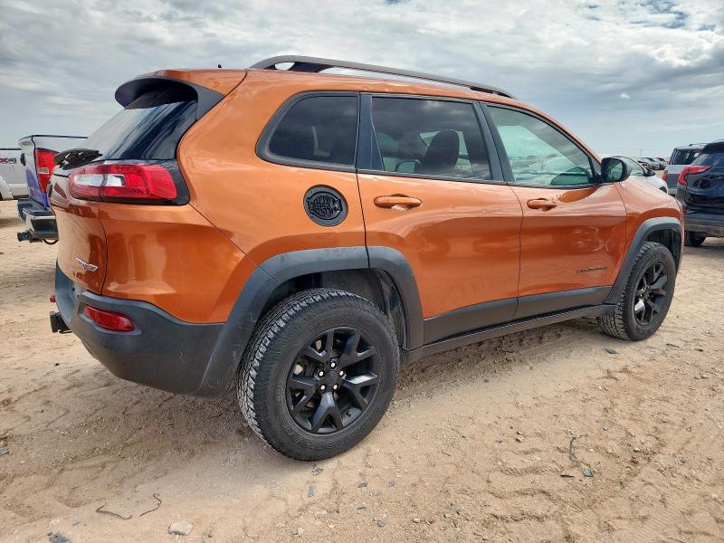 1C4PJMBS6GW278068 - 2016 JEEP CHEROKEE TRAILHAWK ORANGE photo 3