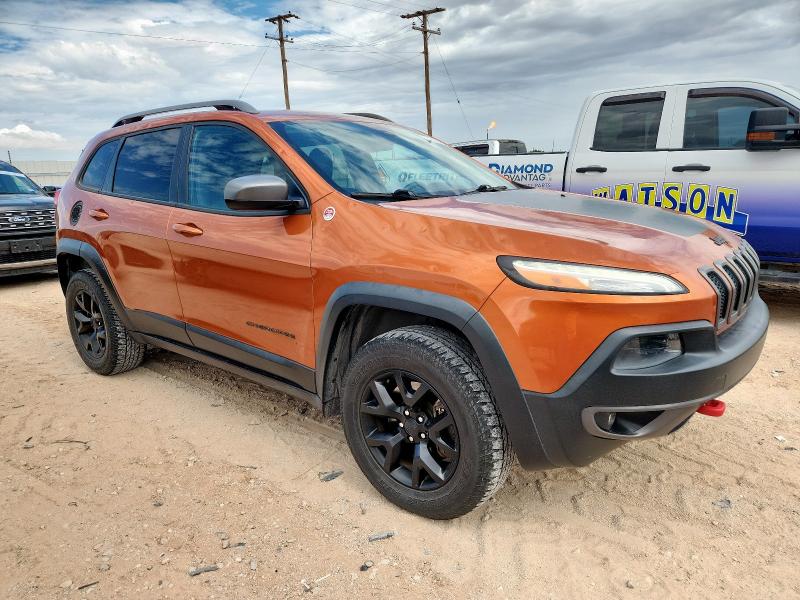 1C4PJMBS6GW278068 - 2016 JEEP CHEROKEE TRAILHAWK ORANGE photo 4