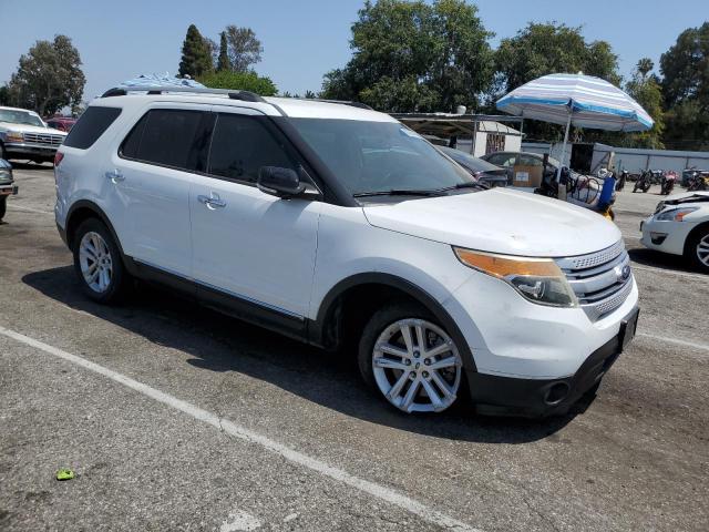 1FM5K7D85EGC13111 - 2014 FORD EXPLORER XLT WHITE photo 4