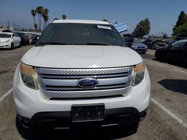 1FM5K7D85EGC13111 - 2014 FORD EXPLORER XLT WHITE photo 5