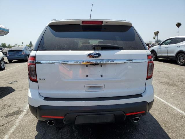1FM5K7D85EGC13111 - 2014 FORD EXPLORER XLT WHITE photo 6