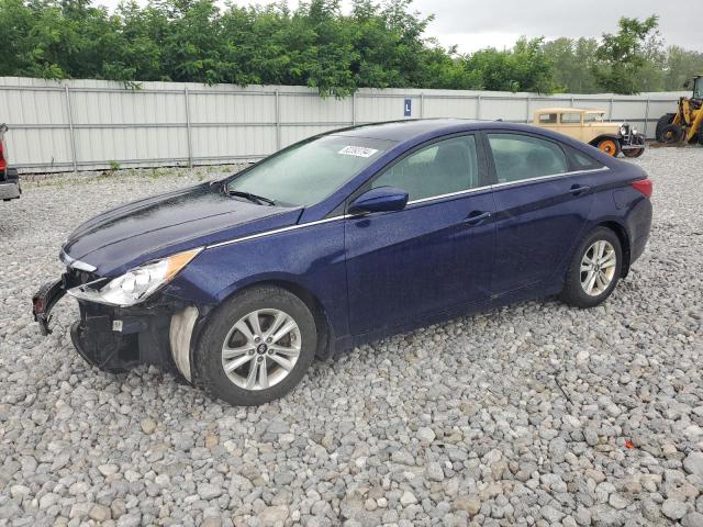 5NPEB4AC5DH796253 - 2013 HYUNDAI SONATA GLS BLUE photo 1