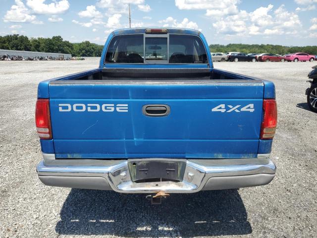 1B7GG2AX91S142211 - 2001 DODGE DAKOTA QUAD BLUE photo 6