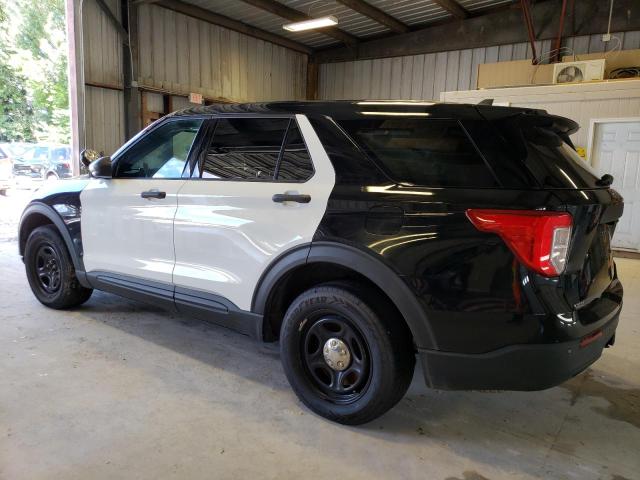 1FM5K8AB7MGA64933 - 2021 FORD EXPLORER POLICE INTERCEPTOR TWO TONE photo 2