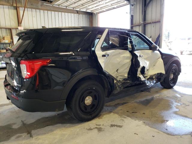 1FM5K8AB7MGA64933 - 2021 FORD EXPLORER POLICE INTERCEPTOR 双色 照片 3