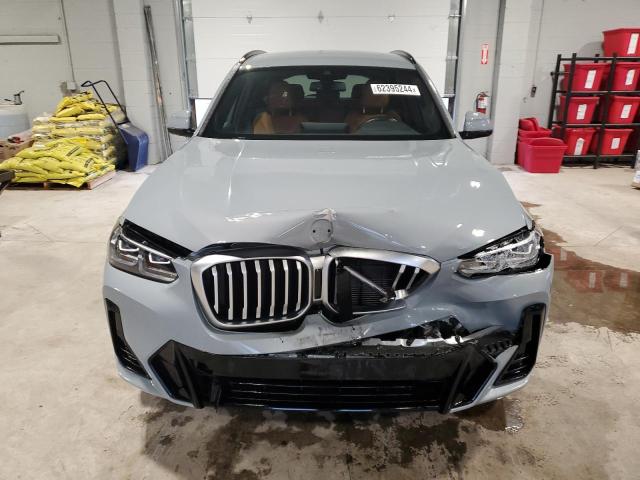 5UX53DP05N9M44440 - 2022 BMW X3 XDRIVE30I GRAY photo 5