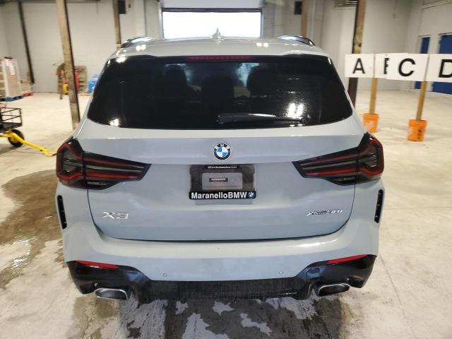 5UX53DP05N9M44440 - 2022 BMW X3 XDRIVE30I GRAY photo 6