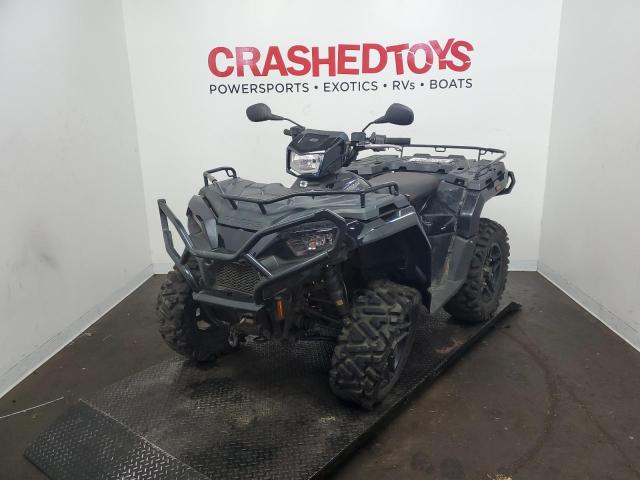 4XASHY576MA717130 - 2021 POLARIS SPORTSMAN TRAIL 570 BLACK photo 2