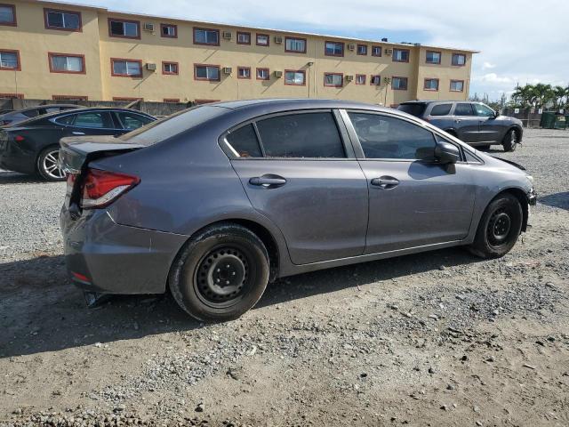 19XFB2F94EE255559 - 2014 HONDA CIVIC EXL GRAY photo 3