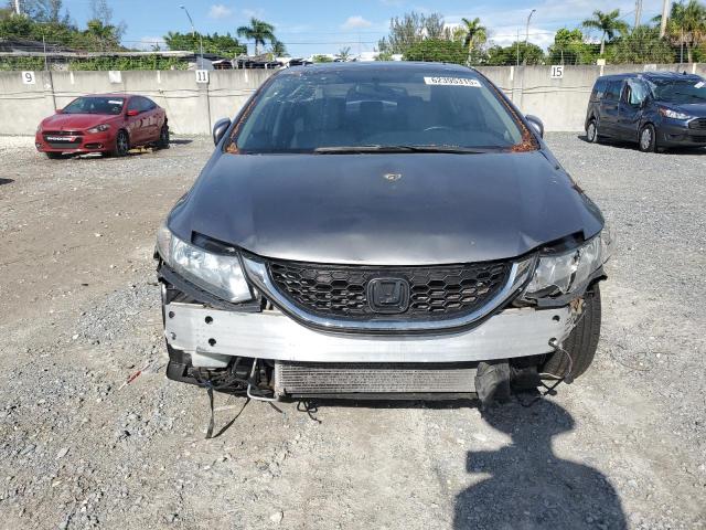 19XFB2F94EE255559 - 2014 HONDA CIVIC EXL GRAY photo 5