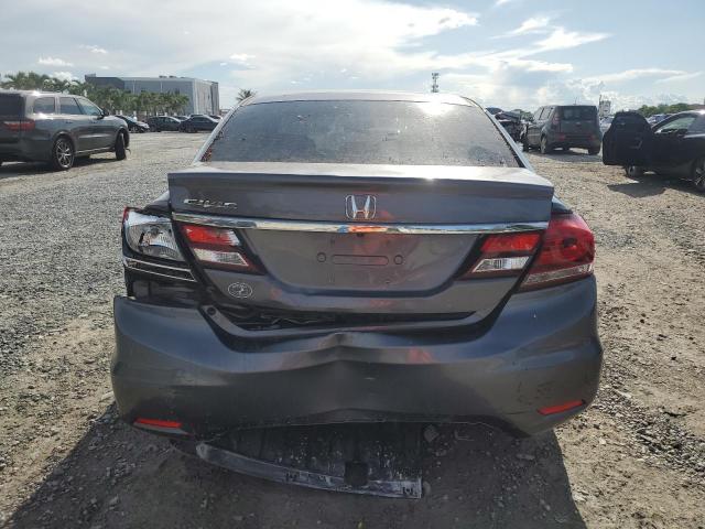 19XFB2F94EE255559 - 2014 HONDA CIVIC EXL GRAY photo 6
