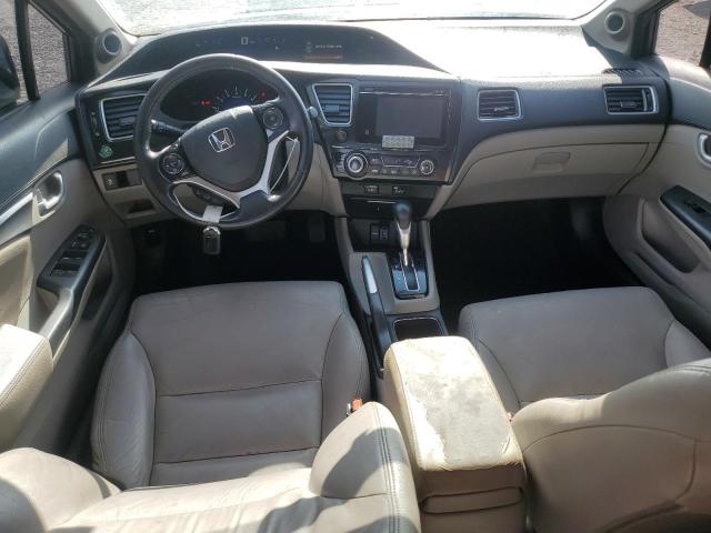 19XFB2F94EE255559 - 2014 HONDA CIVIC EXL GRAY photo 8