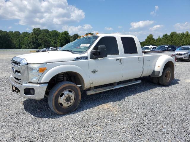 1FT8W3DTXFEC52907 - 2015 FORD F350 4X4 SUPER DUTY WHITE photo 1