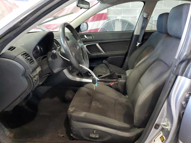 4S3BL616696227130 - 2009 SUBARU LEGACY 2.5I SILVER photo 7