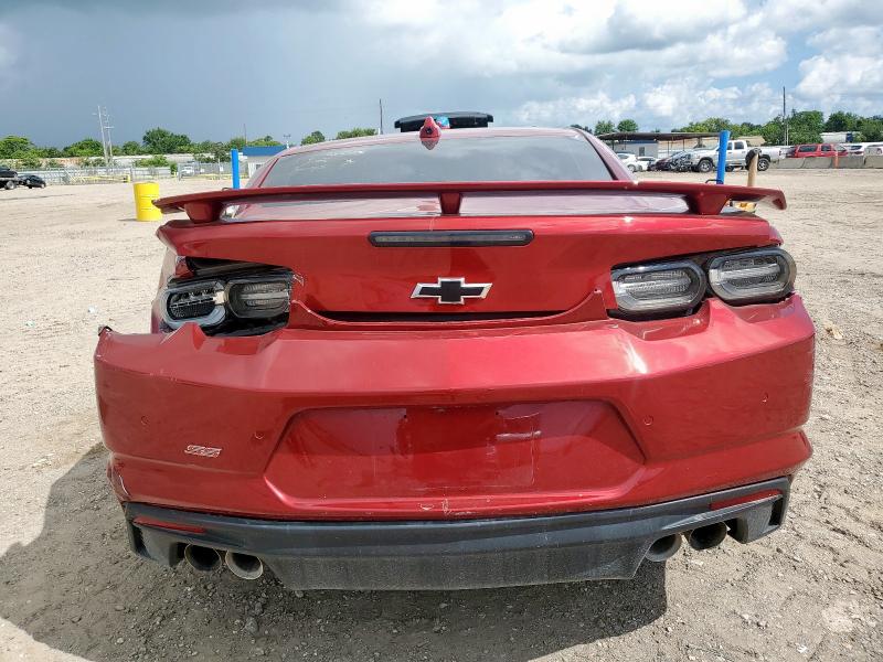 1G1FH1R74N0105231 - 2022 CHEVROLET CAMARO SS RED photo 6