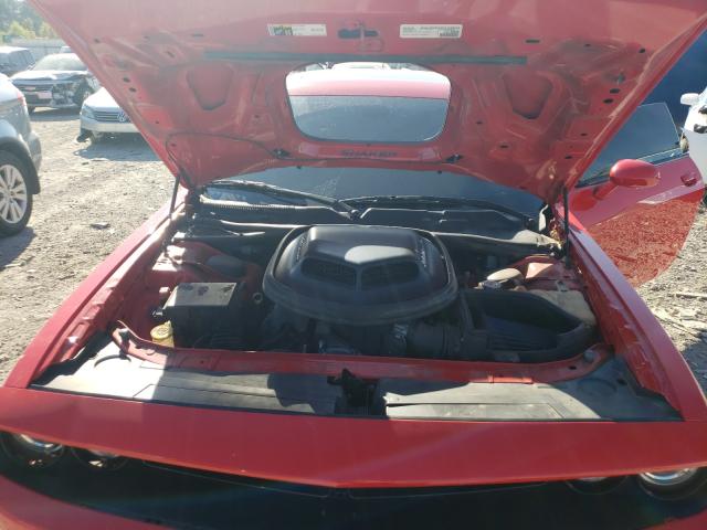 2C3CDZFJ5GH118982 - 2016 DODGE CHALLENGER R/T SCAT PACK RED photo 7