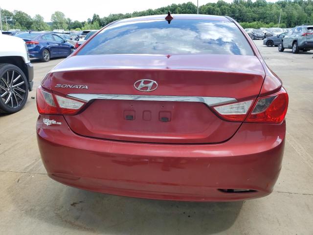 5NPEB4ACXCH378253 - 2012 HYUNDAI SONATA GLS RED photo 6