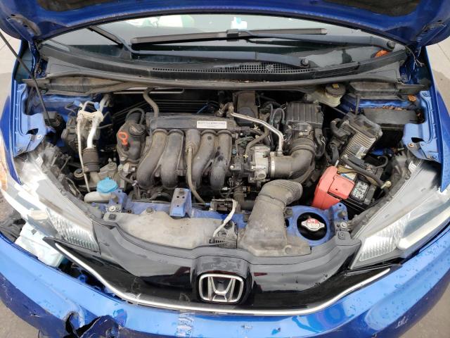 3HGGK5H8XFM777549 - 2015 HONDA FIT EX BLUE photo 11