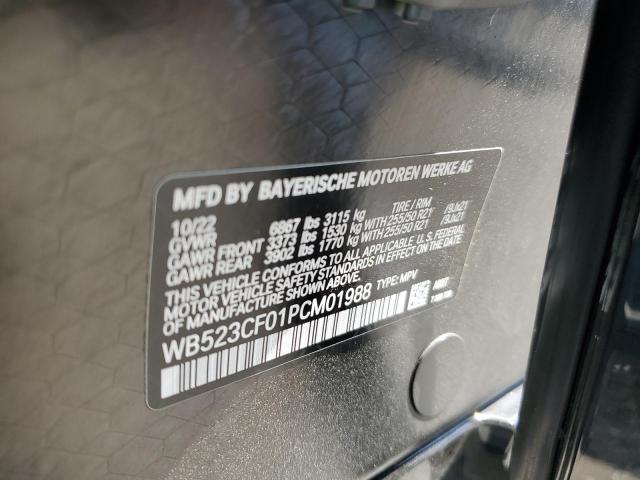 WB523CF01PCM01988 - 2023 BMW IX XDRIVE50 BLACK photo 13