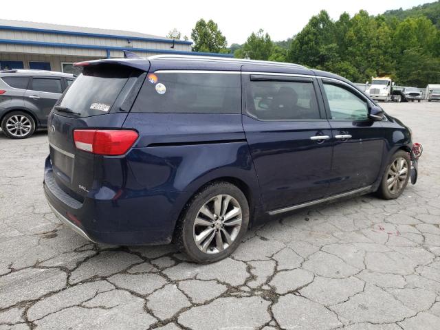 KNDME5C10J6365247 - 2018 KIA SEDONA SXL BLUE photo 3