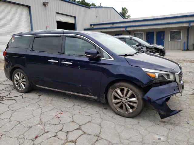 KNDME5C10J6365247 - 2018 KIA SEDONA SXL BLUE photo 4