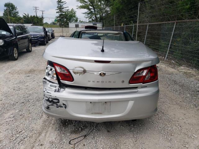 1C3LC55R08N573251 - 2008 CHRYSLER SEBRING TOURING SILVER photo 6