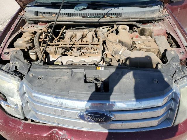 1FMDK02WX8GA35723 - 2008 FORD TAURUS X SEL BURGUNDY photo 11